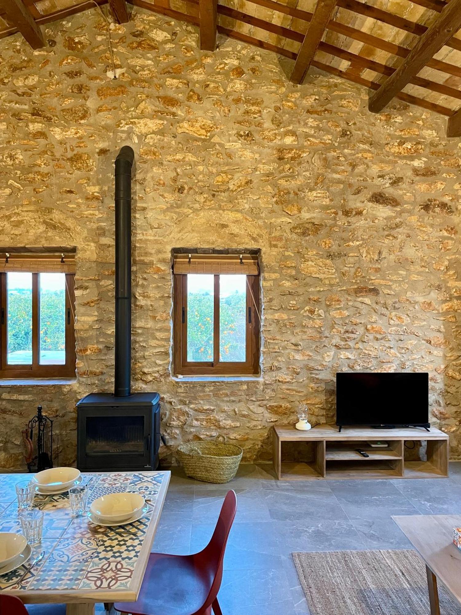Villa Mas De Melonet Delta Del Ebro L'Aldea Esterno foto